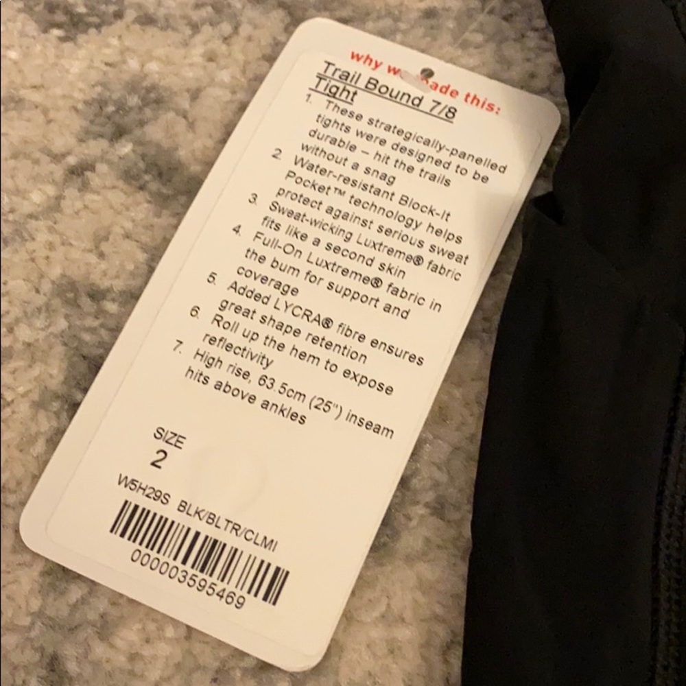 Lululemon leggings - Picture 3 of 3